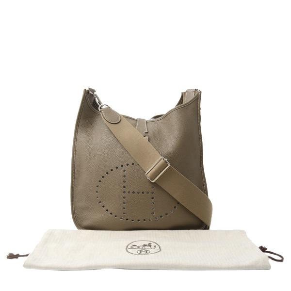 エルメス ショルダーバッグ エヴリン 3 PM エトゥープ トリヨン  