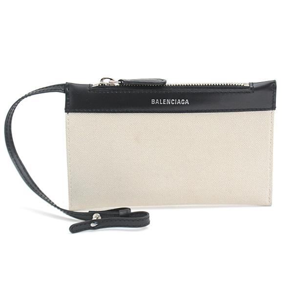 バレンシアガ バッグ レディース ネイビー カバス XS トートバッグ キャンバス カーフ ライトベージュ ブラック BALENCIAGA 390346 中古｜brandmax｜03