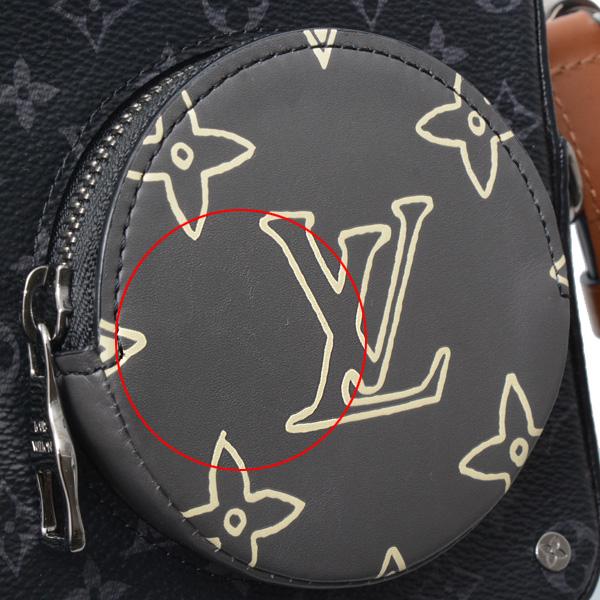 ルイヴィトン バッグ メンズ ヴォルガ オンストラップ ショルダーバッグ モノグラムエクリプス Louis Vuitton M69688 中古｜brandmax｜06