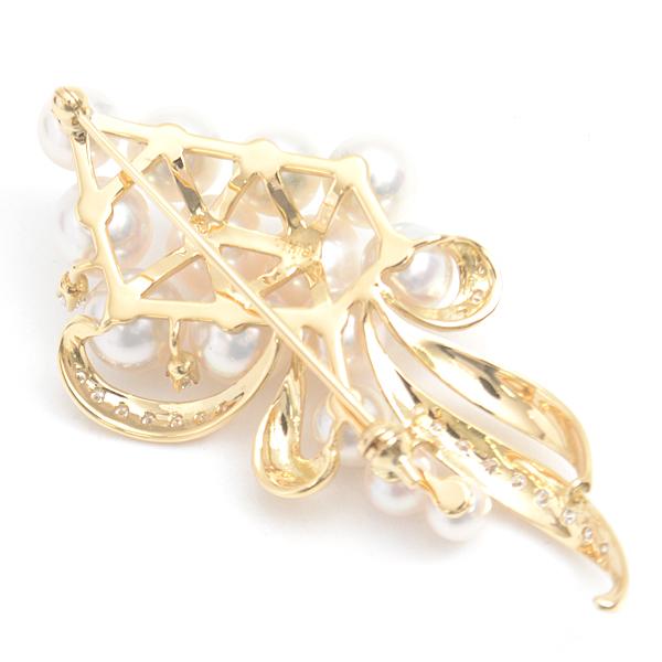 MIKIMOTO ミキモト ブローチ レディース パール×ダイヤモンド MIKIMOTO ミキモト ブローチ レディース パール×ダイヤモンド