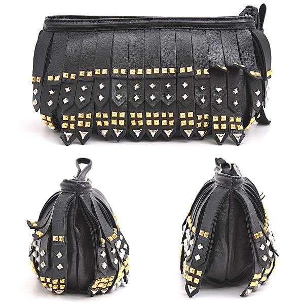 PRADA（プラダ） バッグ レディース スタッズ フリンジ リスト 