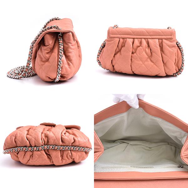 シャネル CHANEL マトラッセ ショルダーバッグ バッグ カーフ（牛革） レディース ピンク系 【中古】 マトラッセ シャネル バッグ レディース チェーンショルダーバッグ