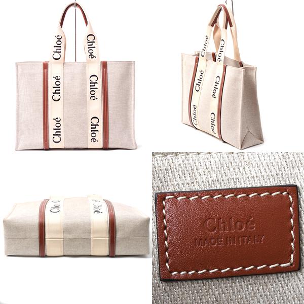 Chloe（クロエ） バッグ レディース ウッディ ラージ トートバッグ 