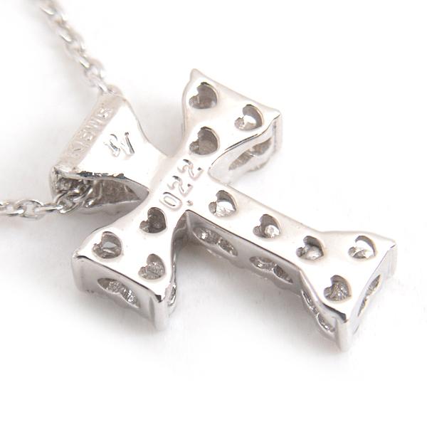 Ponte Vecchio ポンテヴェキオ ネックレス レディース ダイヤ クロス  