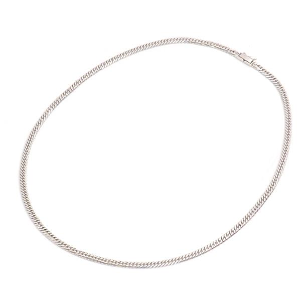 喜平 ネックレス PT850 6面カット ダブル 30g 50cm メンズ レディース