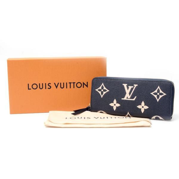 ルイヴィトン 財布 レディース モノグラムアンプラント ポルトフォイユクレマンス ネイビー Louis Vuitton 未使用品｜brandmax｜10