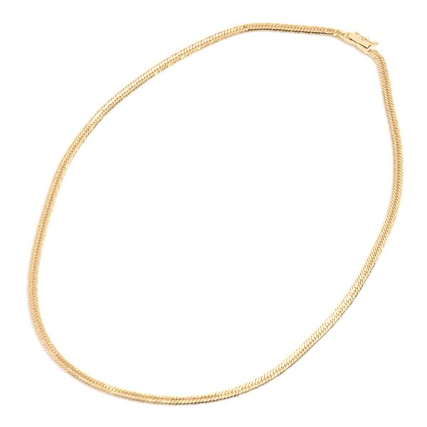 喜平 ネックレス K18 8面カット トリプル 10g 40cm 造幣局検定刻印入 