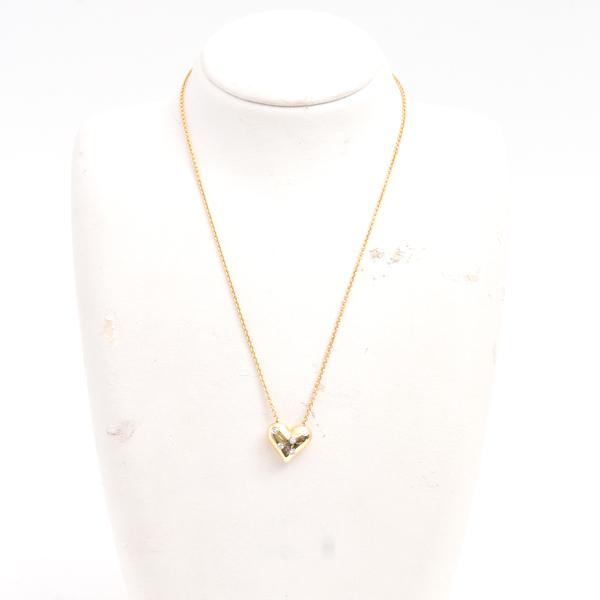 ティファニー　ドッツハートダイヤモンドネックレス　ペンダント　K18ゴールド TIFFANY&Co.（ティファニー） ネックレス レディース ドッツ ハート 5P