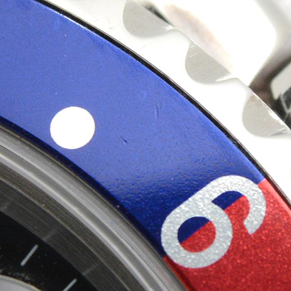 カスタム Ｒロゴ MOD GMT-MASTER II ペプシ 自動巻き 赤青 カスタム Rロゴ MOD GMT-MASTER II ペプシ 自動巻き 赤青