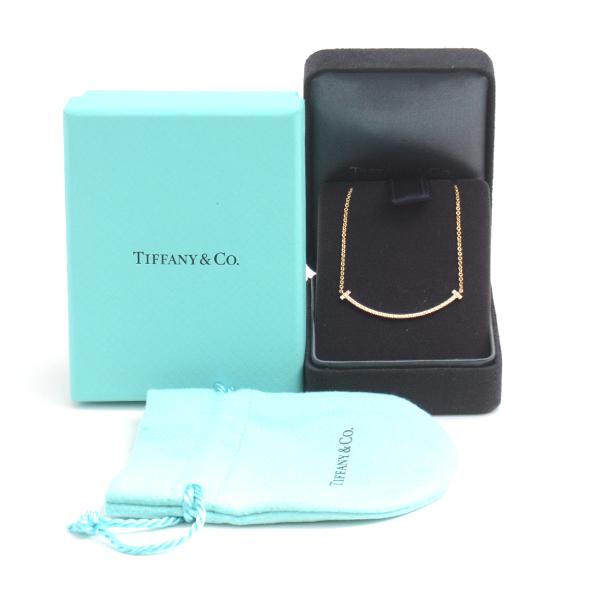 Tiffany T ティファニー ネックレス レディース Tスマイル スモール
