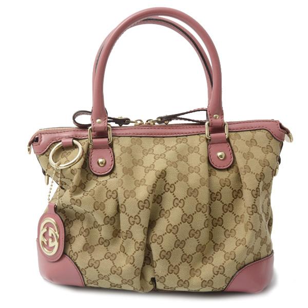 グッチ GUCCI ハンドバッグ GGキャンバス 2WAY 247902 ブラウン GUCCI（グッチ） バッグ レディース GGキャンバス 2WAY ハンドバッグ