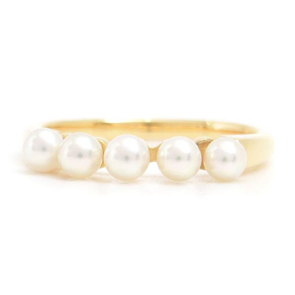 MIKIMOTO ミキモト 指輪 レディース 5P ベビーパール リング 12.5号 