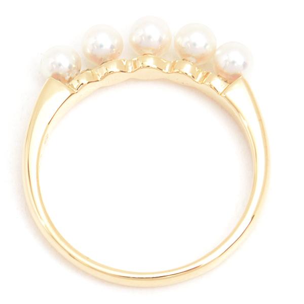 MIKIMOTO ミキモト 指輪 レディース 5P ベビーパール リング MIKIMOTO ミキモト 指輪 レディース 5P ベビーパール リング