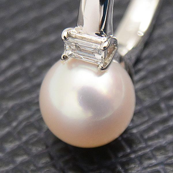 TASAKI（タサキ） 指輪 レディース パール 2Pダイヤ リング バケット