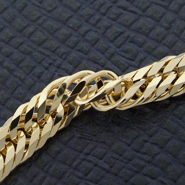 喜平 ネックレス K18 12面カット トリプル 30g 50cm 造幣局検定刻印入