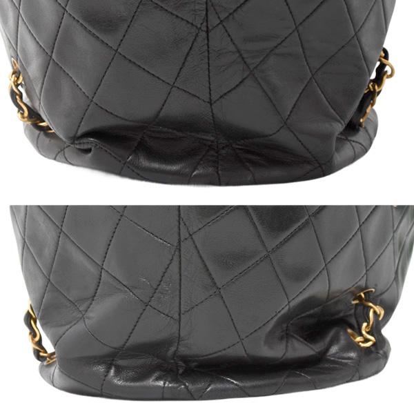 CHANEL バケツ型ショルダーバッグ 黒 CHANEL（シャネル） バッグ レディース バケツ型チェーンバッグ