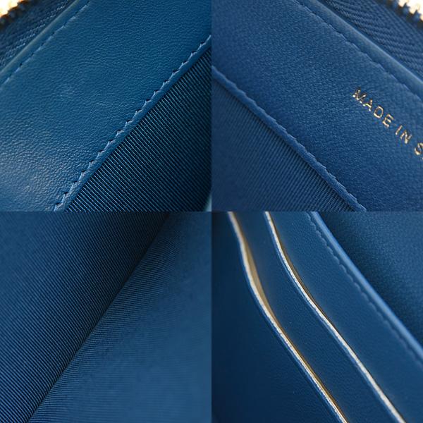 V Stitch シャネル 財布 レディース シェブロン ラウンド