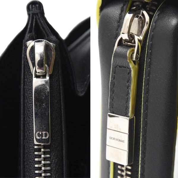 定価13万 未使用級 現行 ディオール CD ラウンドファスナー 長財布 黒 革 定価13万 未使用級 現行 ディオール CD ラウンドファスナー 長財布 黒
