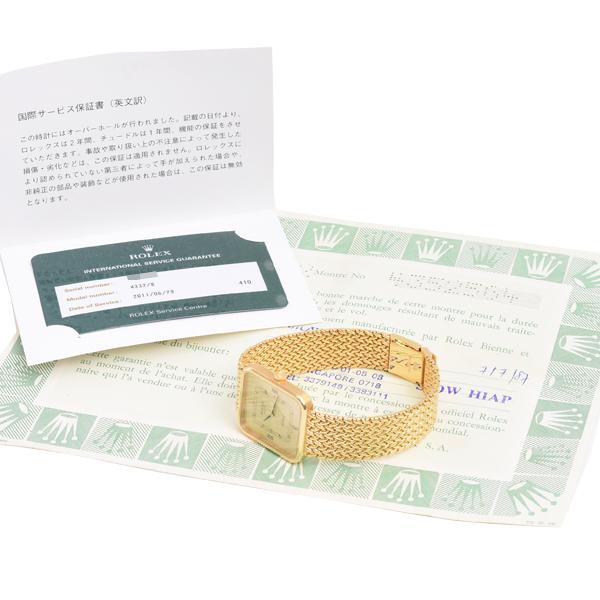 チェリーニ ロレックス 時計 メンズ 金無垢 手巻き イエローゴールド