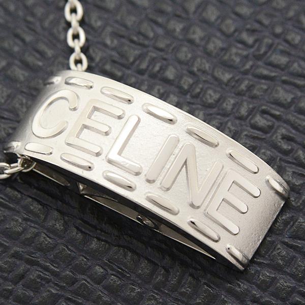 CELINE セリーヌ ネックレス レディース ロゴ タグ プレート CELINE セリーヌ ネックレス レディース ロゴ タグ プレート