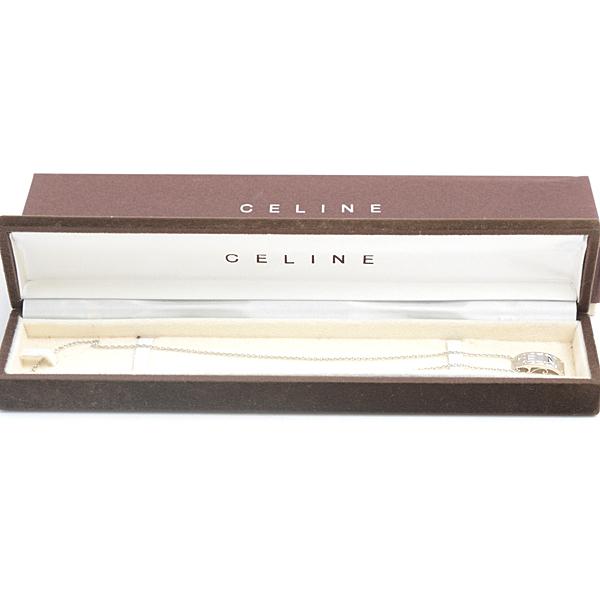 CELINE セリーヌ ネックレス レディース ロゴ タグ プレート CELINE セリーヌ ネックレス レディース ロゴ タグ プレート