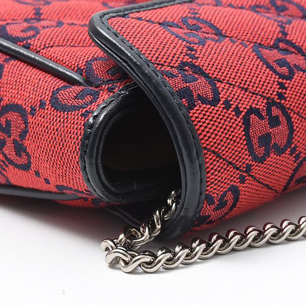 グッチ GGマーモント  ミニ ショルダー チェーンショルダー レッド 未使用品 GG Marmont 【GUCCI】 グッチ GGマーモント ミニチェーンショルダー