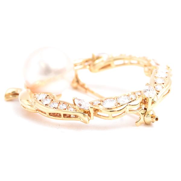 MIKIMOTO（ミキモト） ブローチ レディース パール×ダイヤ ブローチ