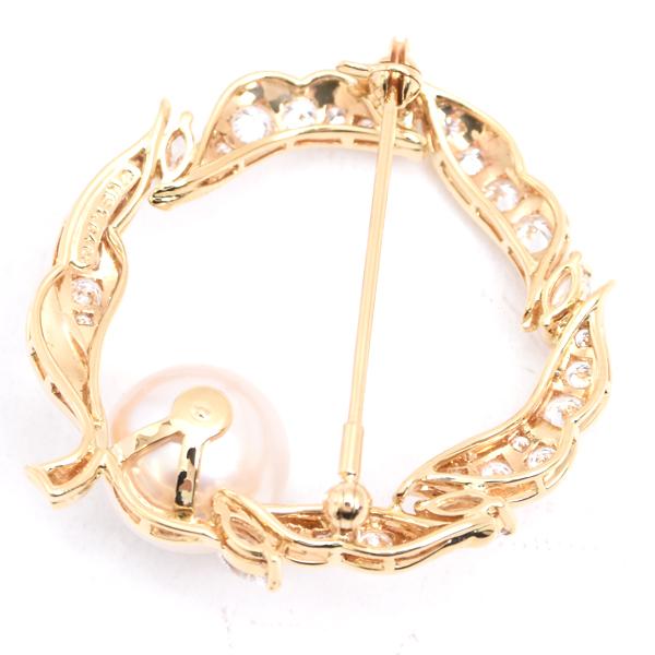 MIKIMOTO（ミキモト） ブローチ レディース パール×ダイヤ ブローチ