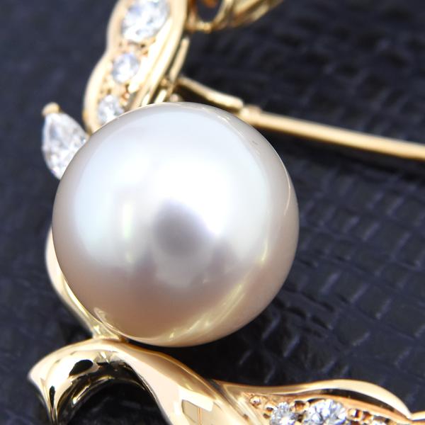 MIKIMOTO（ミキモト） ブローチ レディース パール×ダイヤ ブローチ