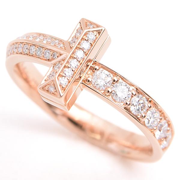 Tiffany T ティファニー 指輪 レディース Tワン ナロー ダイヤ リング