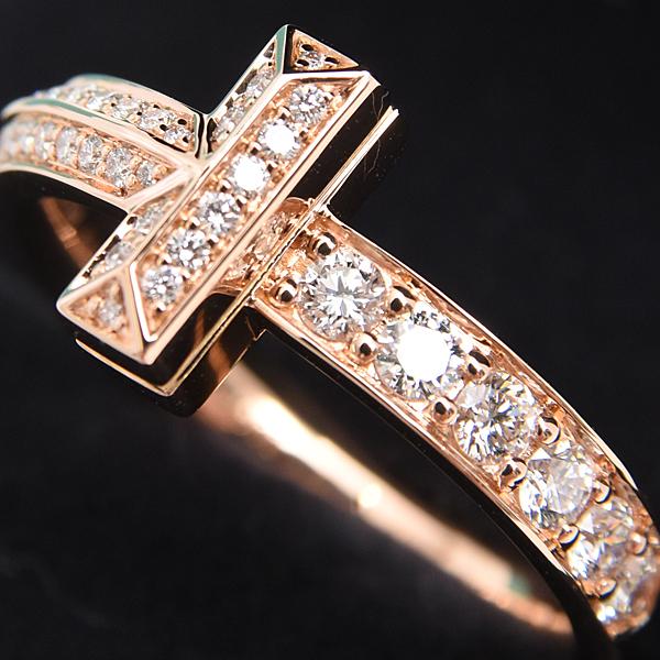 ティファニー　Tワンリング　ダイヤ ティファニー T T ワン ナロー リング ダイヤモンド イエロー