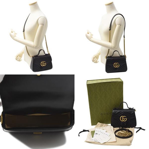 GUCCI（グッチ） バッグ レディース GGマーモント ミニトップハンドル