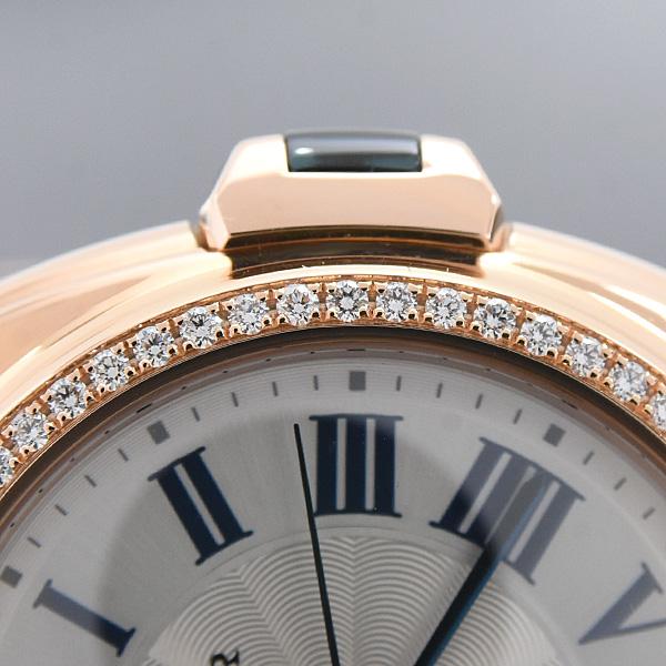 カルティエ 時計 レディース クレドゥ カルティエ 31ｍｍ ダイヤベゼル 自動巻 シルバー文字盤 750PG Cartier WJCL0047 中古 | CLE DE CARTIER | 08