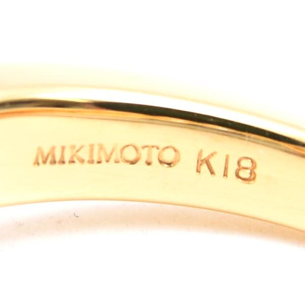 MIKIMOTO（ミキモト） 指輪 レディース ゴールデンパール×ダイヤ
