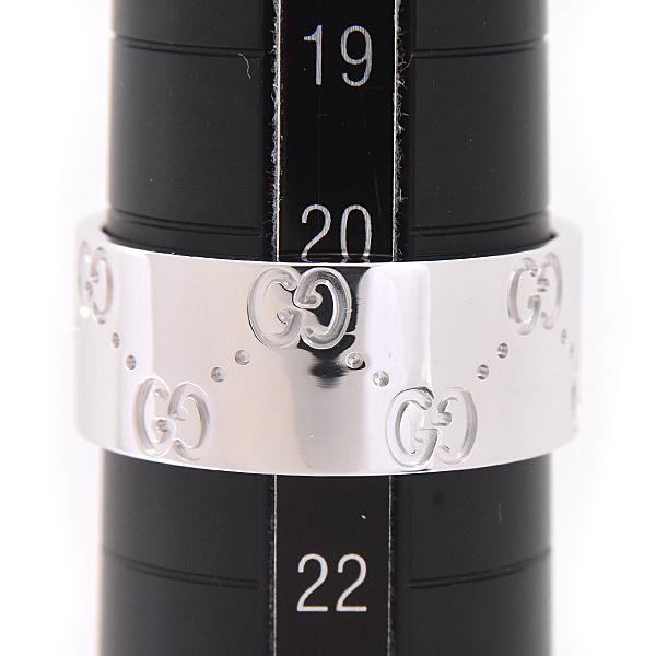 GUCCI（グッチ） 指輪 メンズ アイコン ワイド リング 22号 実寸20.5号