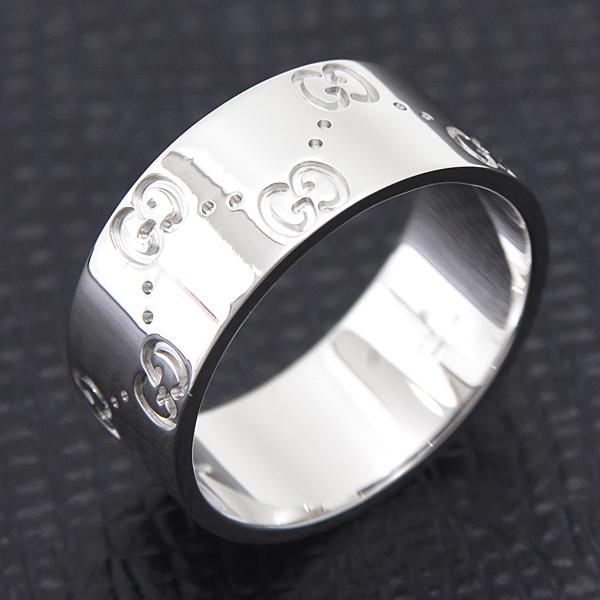 GUCCI（グッチ） 指輪 メンズ アイコン ワイド リング 22号 実寸20.5号