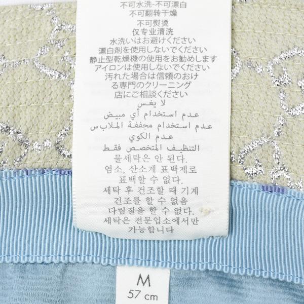 GUCCI（グッチ） 服飾小物 レディース GG バケットハット Mサイズ ラメ 