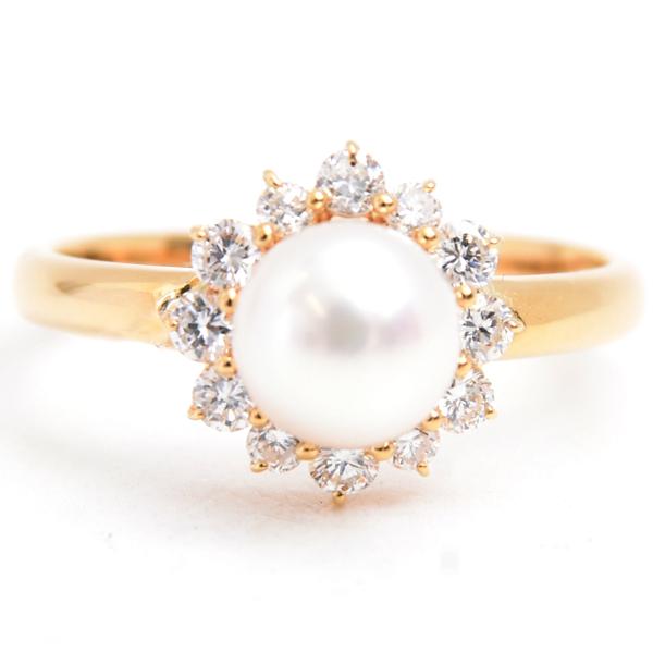 NINA RICCI（ニナ・リッチ） 指輪 レディース パール×ダイヤ リング 11