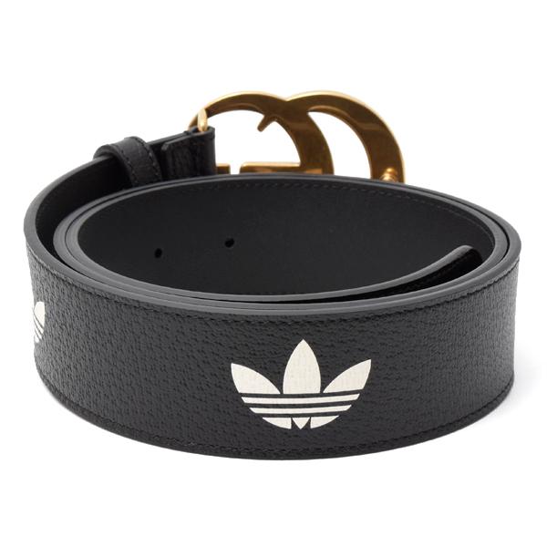 GUCCI  コラボ グッチ アディダス ベルト シェリーライン GG グッチ ベルト メンズ アディダス コラボ GGマーモント ブラック