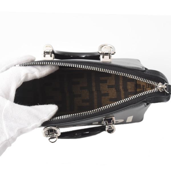 フェンディ バイザウェイ ミニ ショルダーバッグ レザー 8BS067 ブラック レディース FENDI  中古 FENDI（フェンディ） バッグ レディース バイザウェイ ミニ スモール