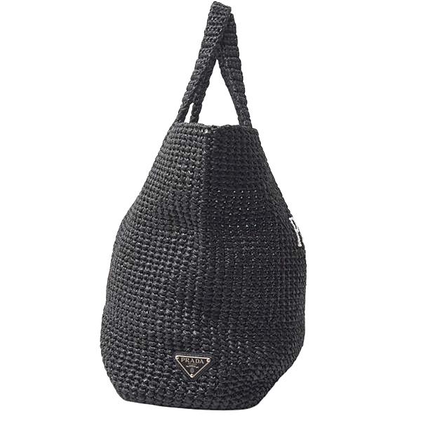 PRADA（プラダ） バッグ レディース ロゴ入りトートバッグ カゴバッグ