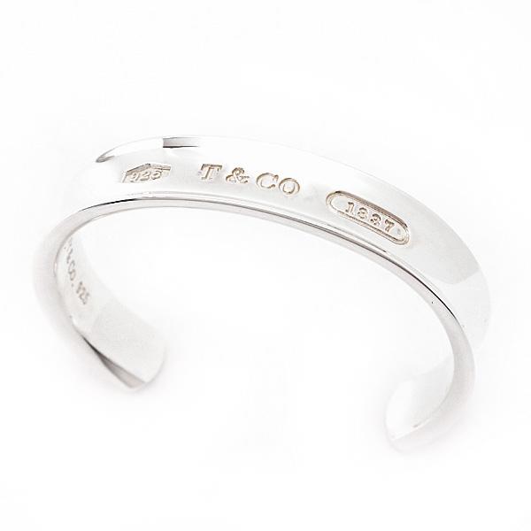 ティファニー TIFFANY 1837 ワイド バングル カフ SV925 TIFFANY&Co.（ティファニー） ブレス メンズ オープン カフ バングル