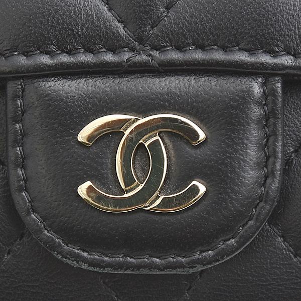 マトラッセ シャネル キーケース レディース 4連 クラシック ブラック