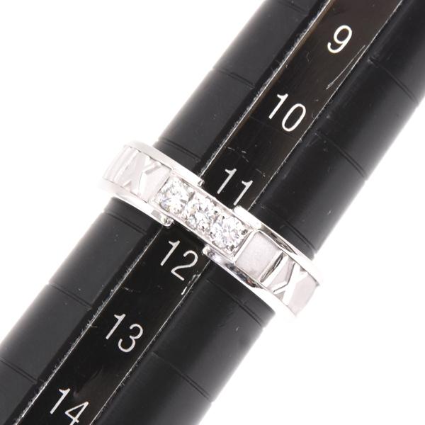 ❝レア品❞ ティファニー アトラス リング 51(11号) WG750 ダイヤ