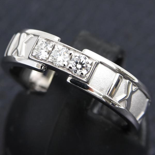 Tiffany Atlas ティファニー 指輪 レディース アトラス 3Pダイヤモンド