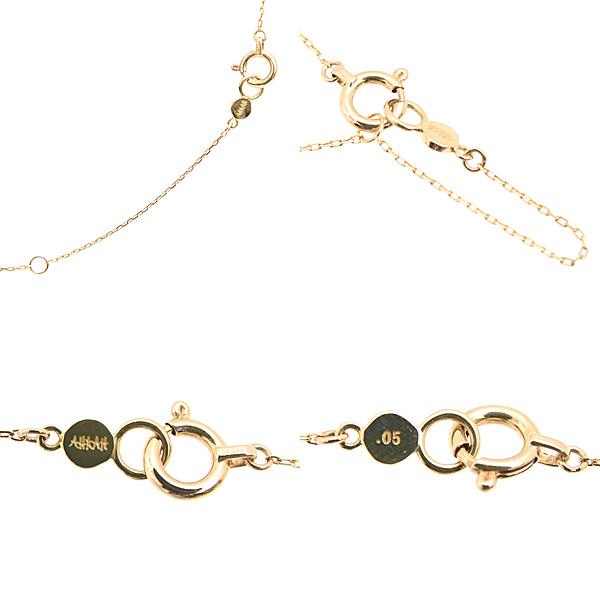 AHKAH（アーカー） ネックレス レディース 1P ダイヤモンド イエロー