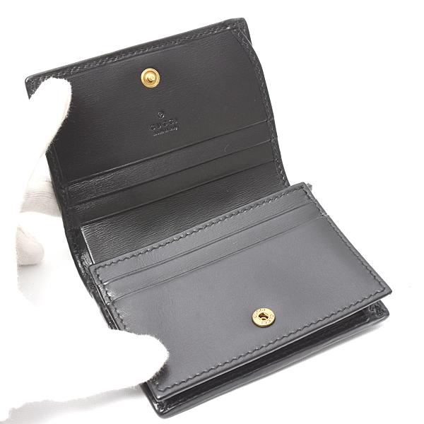 445箱付✨美品✨グッチ 折り財布 GGマーモント キルティングレザー ブラック 445箱付✨美品✨グッチ 折り財布 GGマーモント キルティングレザー