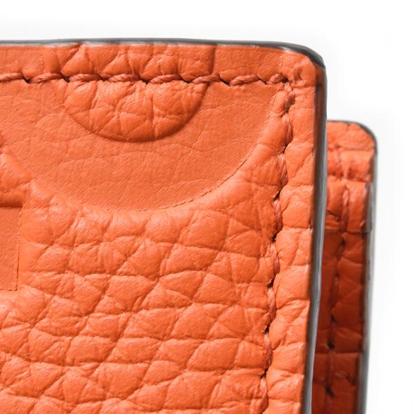 【激レア 美品】グッチ　二つ折り財布　GGキャンバス　Wホック　オレンジ系 オンライン限定 ダブルG バイカラー スモールウォレット ・ベージュ