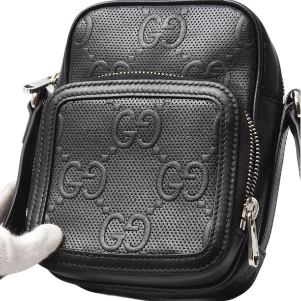 GUCCI（グッチ） バッグ レディース ミニショルダーバッグ GGエンボス