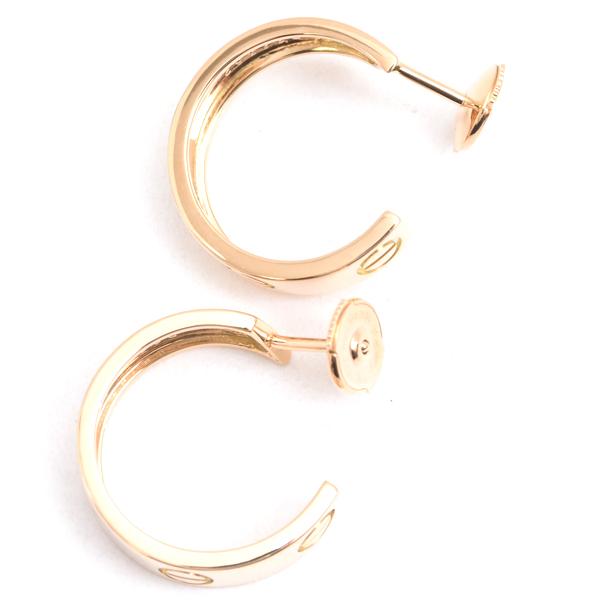 LOVE（Cartier） カルティエ ピアス レディース ラブ フープ 5.4mm幅